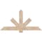 Ekena Millwork Kennewick Smooth Timber Gable Bracket, Douglas Fir, 60"W x 30"H x 1 1/2"D x 5 1/2"F, 12/12 Pitch GBW060X30X0206KEN00SDF - alternate 1